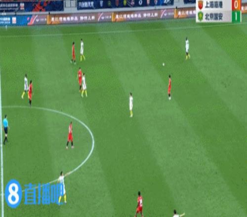 才30多分钟!恩加德乌因拖延时间吃到黄牌,国安众将围裁判抗议
