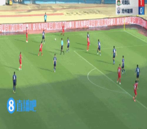 14分钟2球!钟义浩抽射破门,河南20沧州