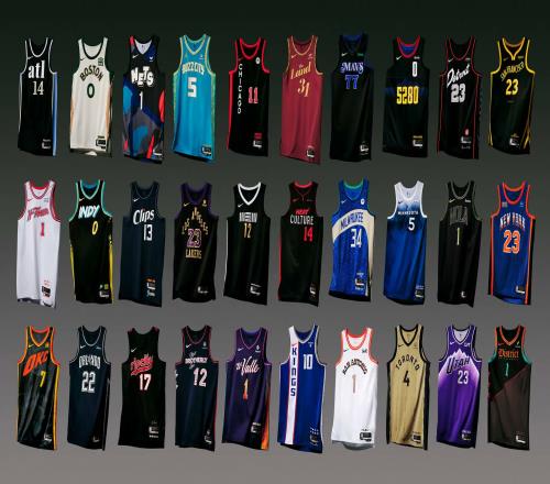 NBA官方公布30队城市版球衣你最爱哪款