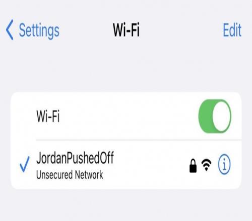 你觉得密码是多少爵士主场的WIFI名称：【乔丹推人】
