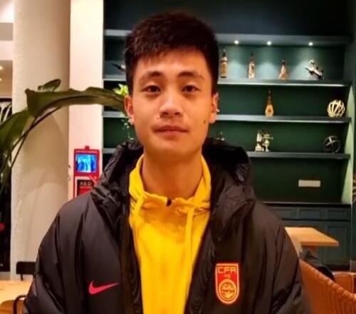 国奥球员朱越:肯定要打好每一场比赛,把自己的战术打法打出来