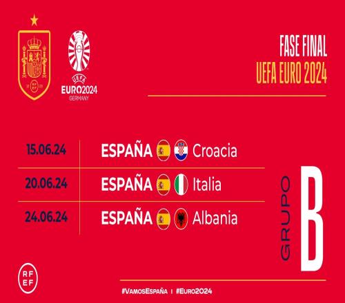欧洲杯B组赛程：西班牙6月15日首战克罗地亚，20日次战意大利