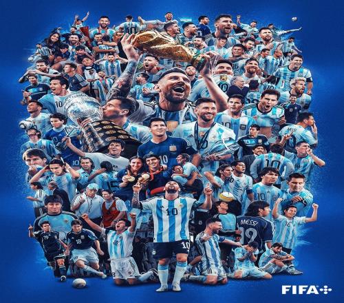 你记得这些时刻吗FIFA官推晒海报：足球梅西已经将其通关！