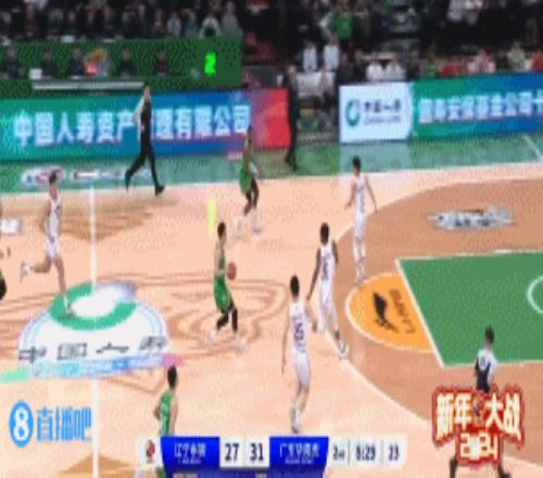 箭如雨下!辽宁连续4记三分打停广东手帝独中两元!