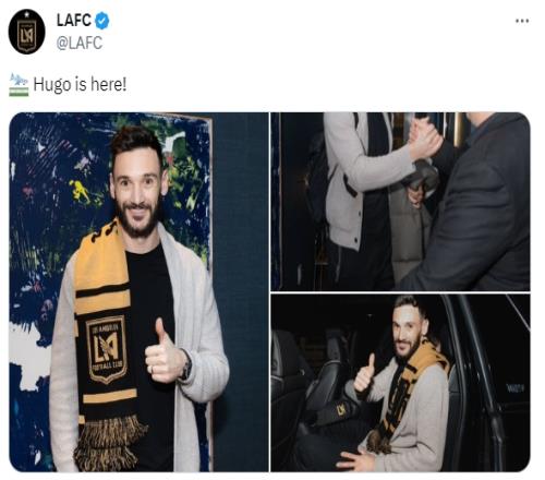 开启新征程!洛里已抵达洛杉矶FC俱乐部