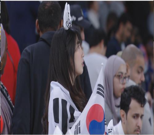 小花絮:场边的风景,现场韩国女球迷一览