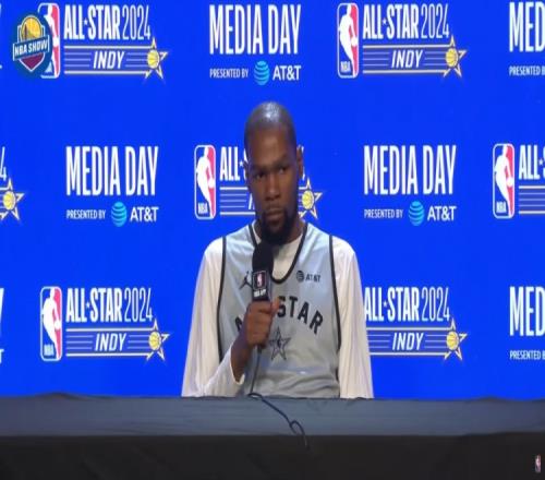 KD:希望得到那些踏实打球与渴望取得我这样成就球员的尊重!