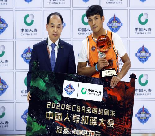 这么拼探长:北控球员矣进宏选择打封闭参加CBA扣篮大赛