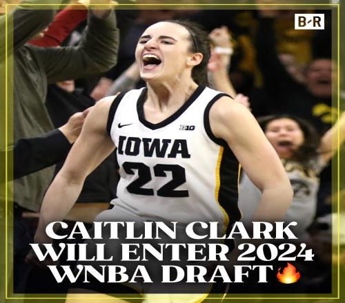 NCAA历史得分王凯特琳克拉克宣布参加今年的WNBA选秀