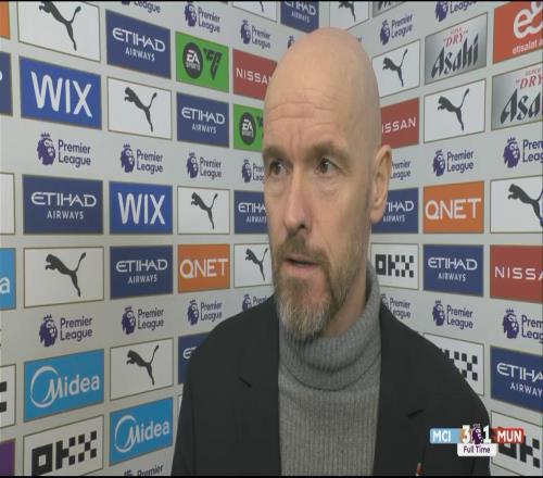 滕哈赫:这比赛换个日子我们可以赢曼联必须为英超前五名而奋斗