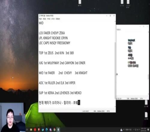 韩国主播评各位置最佳:milkyway已成世界第一打野Faker中单