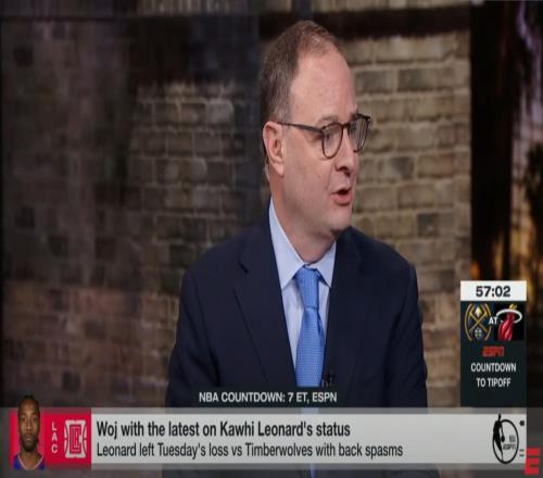 Woj:小卡预计不会缺席很久他昨晚提前离开只是觉得在球馆不舒服