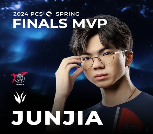 PCS的神！Junjia拿到PCS赛区决赛FMVP两年内拿到第三个FMVP
