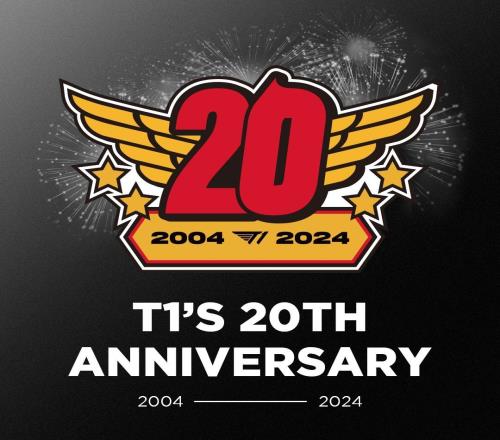 T1创立二十周年纪念日官博更新：今后也会成为一直与大家一起成长