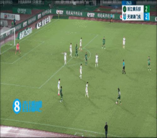 反超比分！莱昂纳多门前头球破门，浙江32领先津门虎