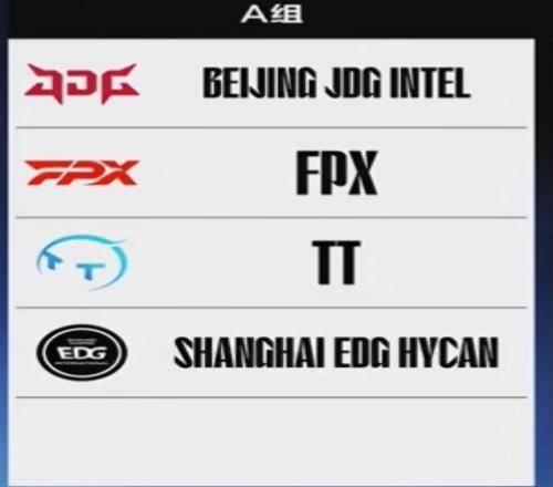 LPL夏季赛抽签A组：JDG、FPX、TT、EDG