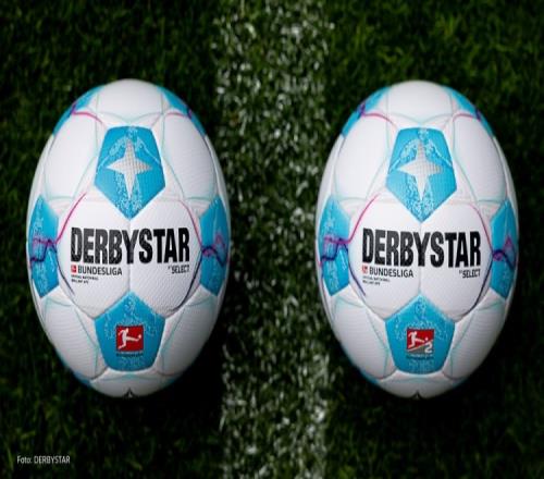 德甲官方公布2425赛季比赛用球：蓝白配色“德比之星”