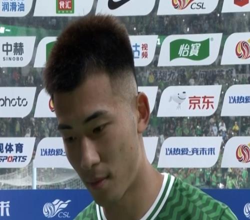 何宇鹏：在优秀团队里踢球是很幸福的事情，压力都来源于我自己