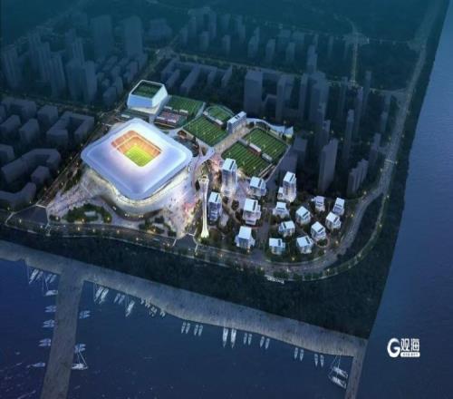 青岛日报：青岛再添专业球场，能容纳4万人的球场落户西海岸新区