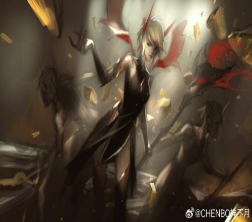 国人画师发布动态：很高兴为Faker名人堂乐芙兰创作皮肤美宣