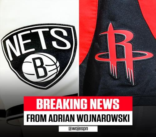 Woj:篮网将2首轮&2互换送去火箭换回自己25年互换和26首轮