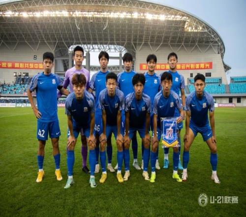 刘诚宇推射破门,上海申花U21队11战平河南U21队
