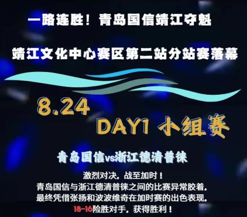 一路连胜!青岛国信在超三靖江赛区夺魁!