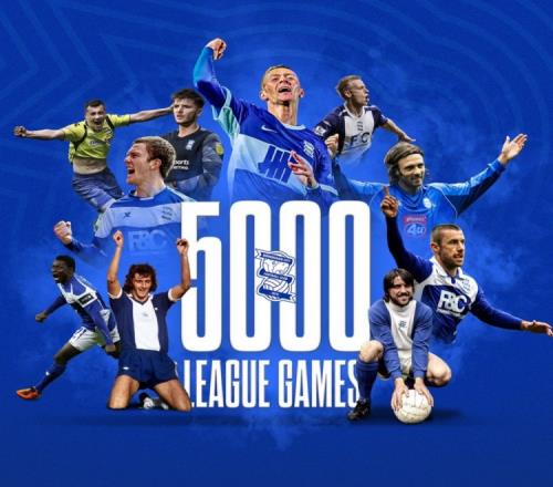 伯明翰迎来队史5000场联赛里程碑,已阔别英超13年&现已降入英甲