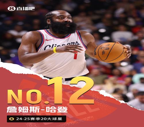 NBA新赛季20大球星之No.12:哈登