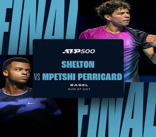 ATP500巴塞尔决赛对阵:谢尔顿vs佩里卡尔,后者冲击500赛首冠