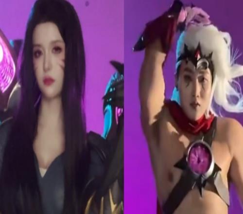 小伞分享与树奈奈cos视频：卡莎还是韦鲁斯