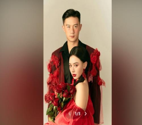 恭喜!蒋圣龙社媒晒婚纱照: