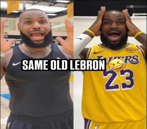 NBA官方：当意识到自己是联盟最老时再次祝詹姆斯40岁生快！