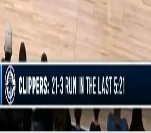 战舰轰鸣！快船5分钟打了森林狼一个21比3！