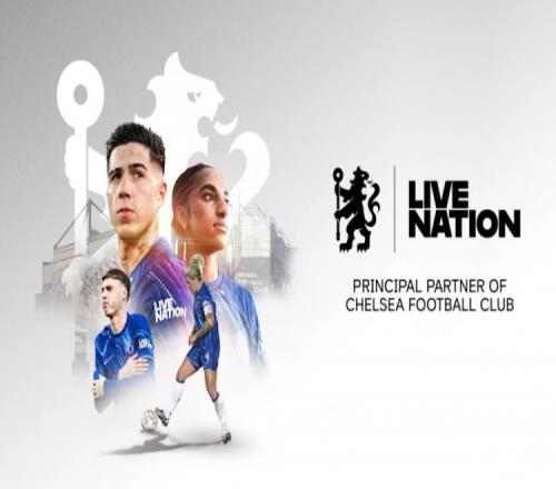 官方:娱乐公司LiveNation与切尔西达合作,成为袖标广告赞助商