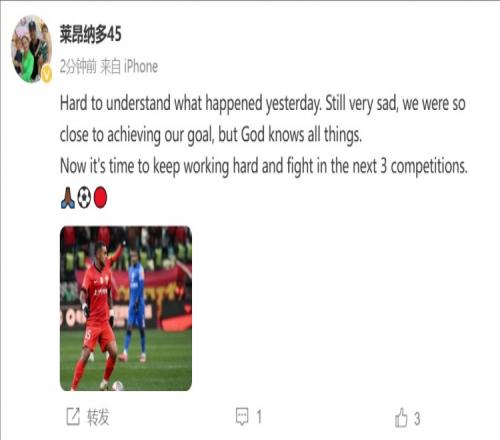 莱昂纳多:很难理解昨天发生了什么,我们如此接近实现目标