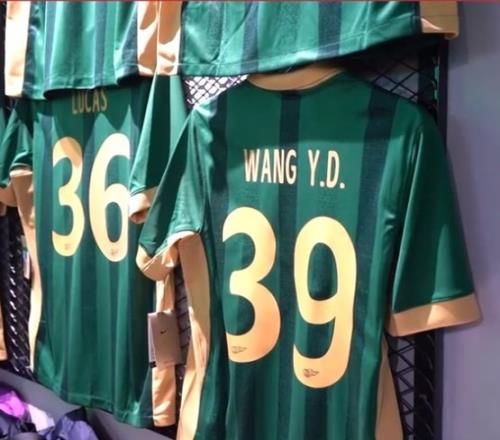 吸粉!王钰栋浙江队39印号球衣已经卖脱销