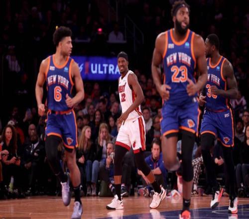 NBA季中锦标赛：热火98-100尼克斯，尼克斯21分大逆转