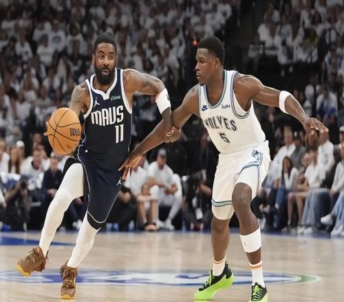 NBA季后赛西部决赛G1，独行侠力克森林狼大比分1-0领先