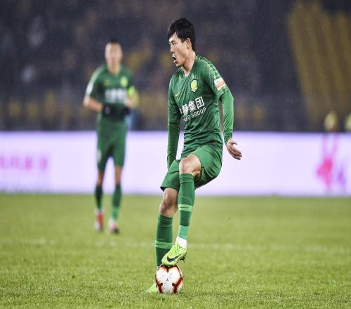 刘欢破门比分扩大为2-0,这也是球员代表北京国安的首粒进球
