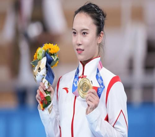 朱雪莹夺亚运会蹦床女子个人冠军实现“大满贯”