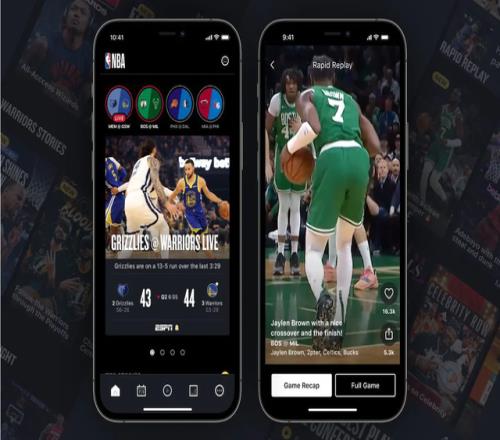 国外观看nba直播app（NBA新应用引入了类似TikTok的垂直视频服务）