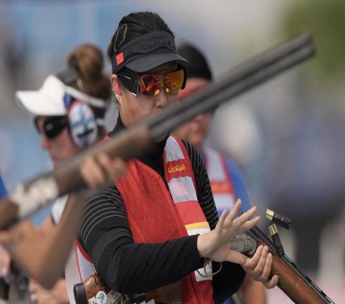 女子多向飞碟资格赛第2天中国选手武翠翠总成绩排第5挺进决赛！