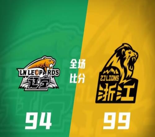 辽宁94-99广厦,广厦力克辽宁,大比分追至1-1平