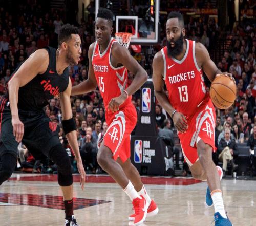 开拓者vs火箭NBA赛况回顾:哈登关键球失误,火箭2分惜败