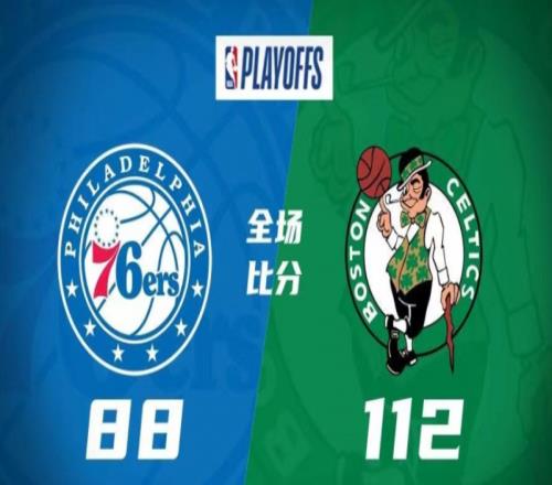 76人88-112凯尔特人，绿军大胜76人，4-3杀入东决
